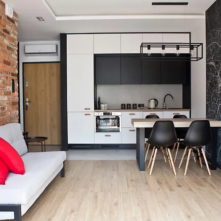Apartment Free Guarded Parking, New Loft, Air Condition Krakow