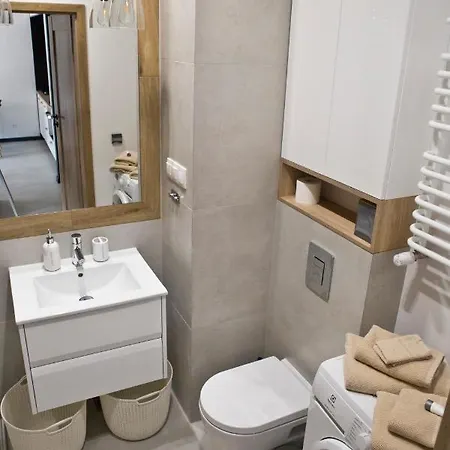 Free Guarded Parking, New Loft, Air Condition Apartament Kraków